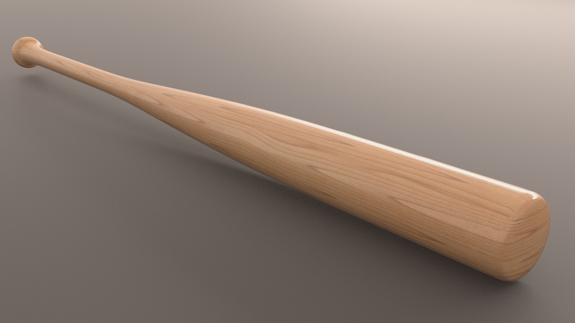 Wooden Baseball Bat Model TurboSquid 2064312   03 