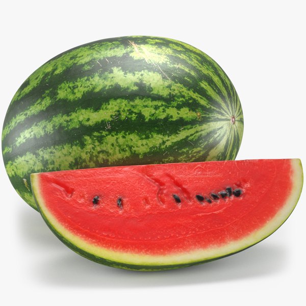 3D Watermelon Fruit model