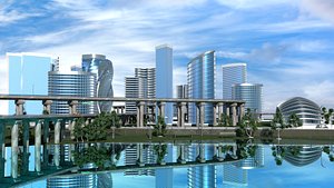 3D model Modern City