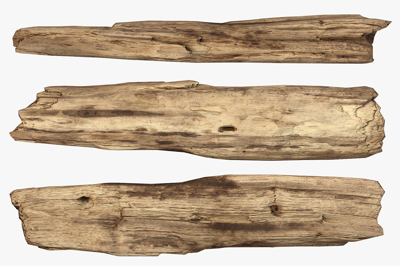 splintered wood plank