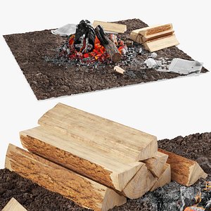 Bushcraft Fire Starting Set with Wood and Ferro Rod