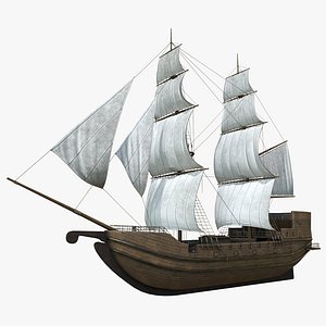 Sailing Ship - 8k PBR Textures 3D model