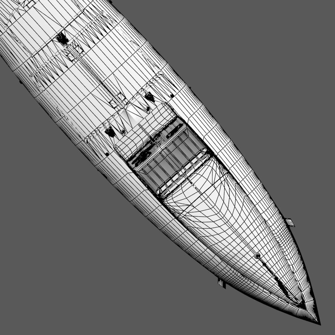 3d speed boat hull baby model