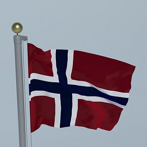 NORWAY FLAG 3D model