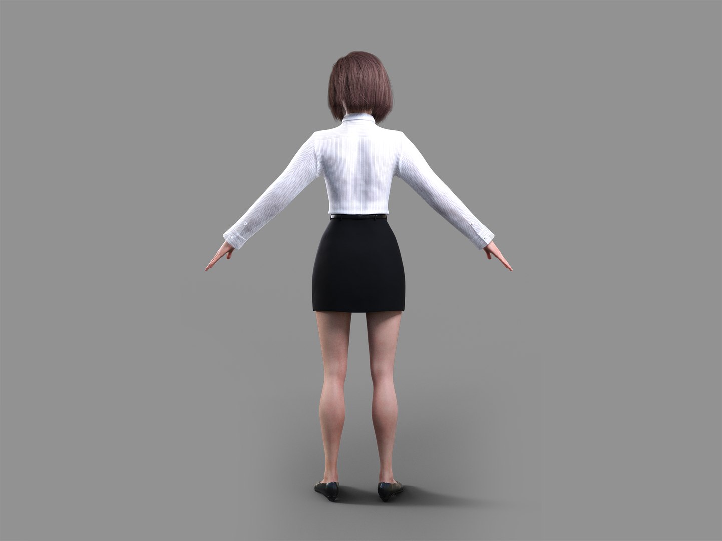 3D Virtual Character Model With Binding Realistic Figures Beaututiful ...