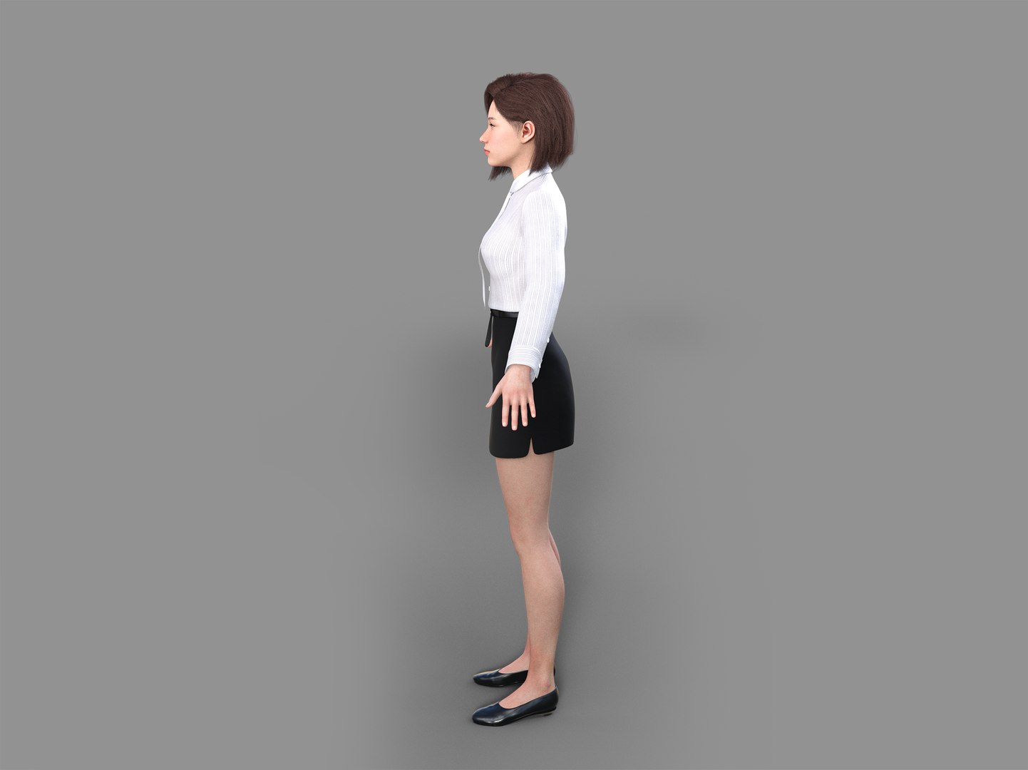 3D Virtual Character Model With Binding Realistic Figures Beaututiful ...