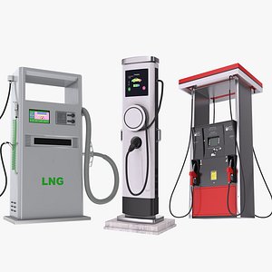 Fuel Dispencers Collection 2 3D model