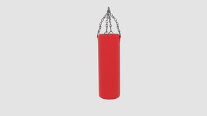 3d model punch bag