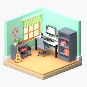 Workspace Room 3D model