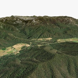 Mount Buffalo National Park Victoria Australia 3D model