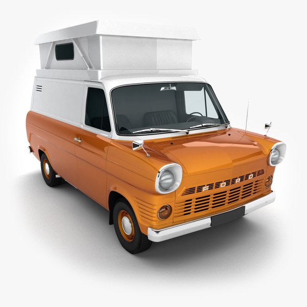 modelo 3d Ford Transit Mark1 Camper 1965 1978 TurboSquid 772599