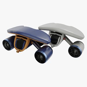 White and Blue Underwater Scooters