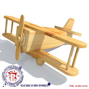 airplane wood air 3ds