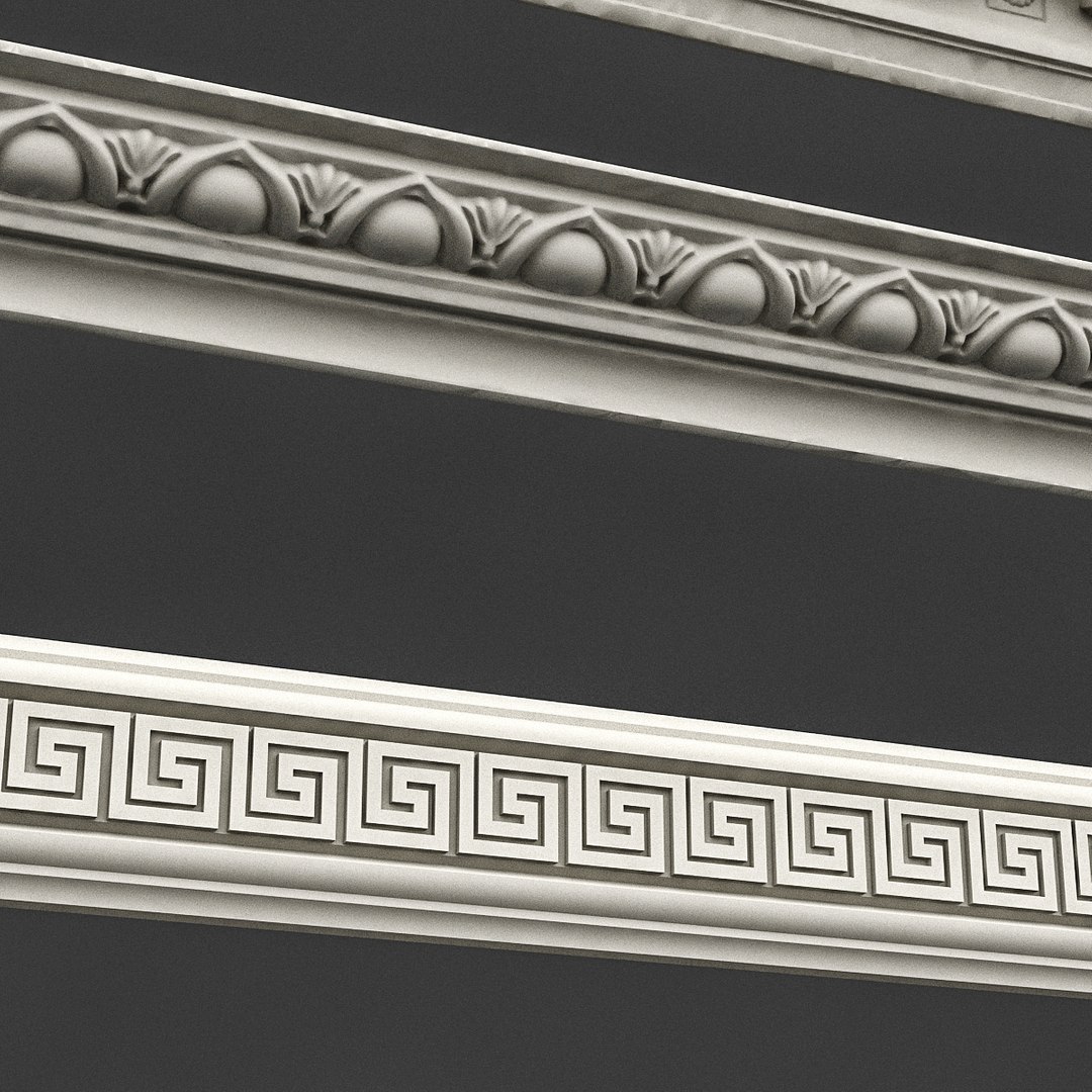 3D Classic Ceiling Pattern 04 - TurboSquid 1517149