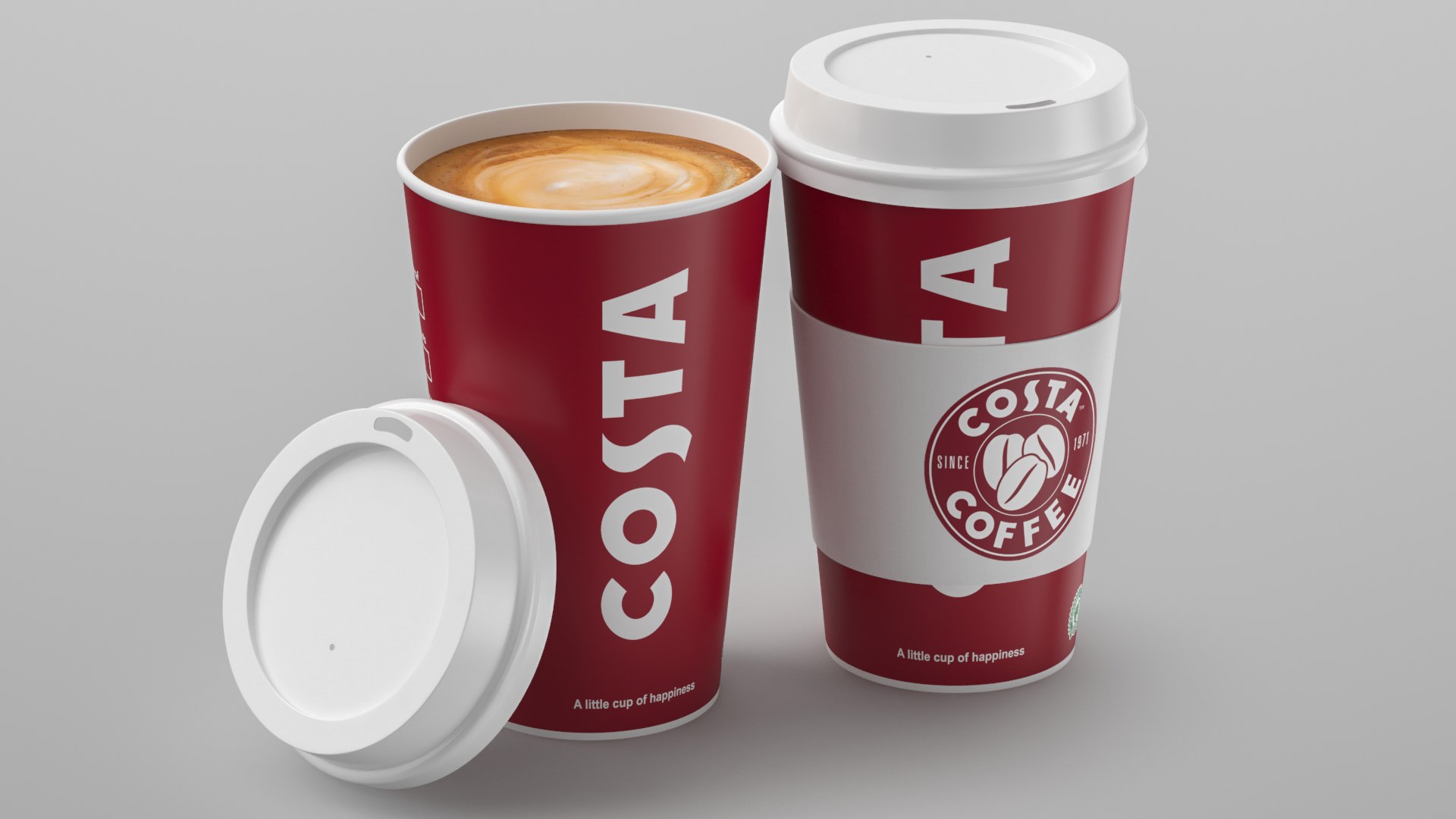Mcdonalds Coffee Paper Cup 3D Model - TurboSquid 1939853