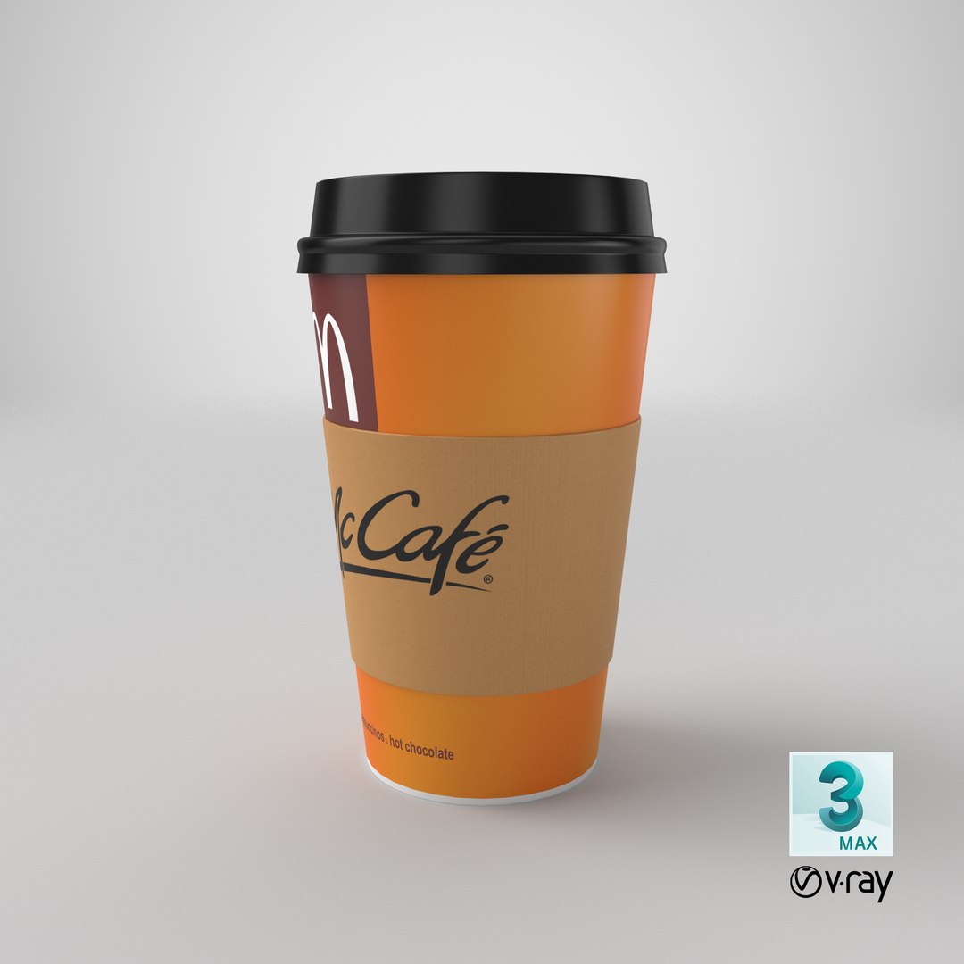 Mcdonalds Coffee Paper Cup 3D model - TurboSquid 1939853