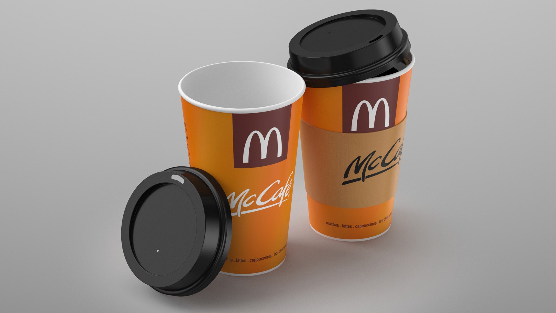 Mcdonalds Coffee Paper Cup 3D Model - TurboSquid 1939853