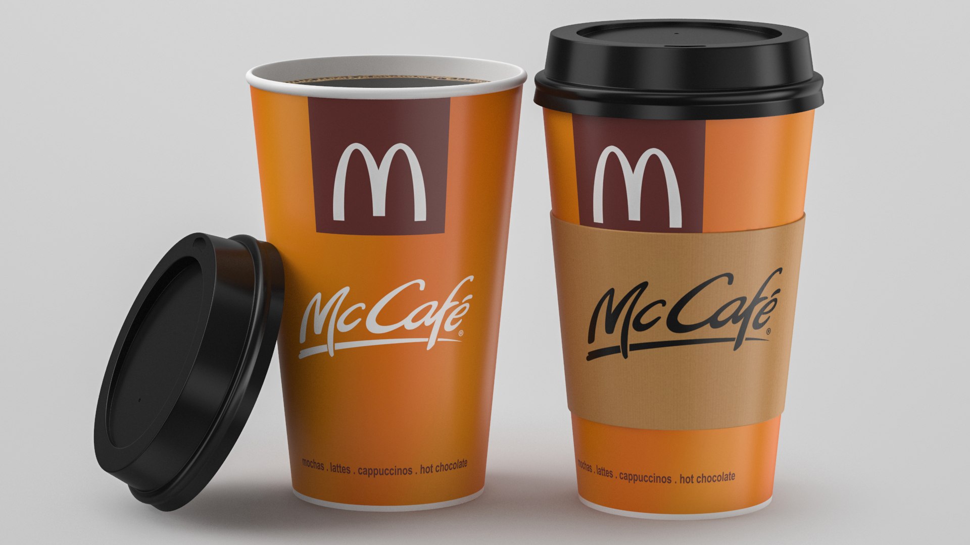 Mcdonalds Coffee Paper Cup 3D Model - TurboSquid 1939853
