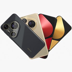 3D model Huawei Pura 80 Ultra All Colors