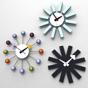 Irving Harper and George Nelson Clocks Max
