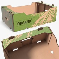 Organic Corrugated Farm Produce Box