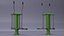 Green Ski Walking Outdoor Fitness Equipment