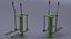Green Ski Walking Outdoor Fitness Equipment