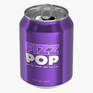 Open Standard Soda Can 250ml V2 model