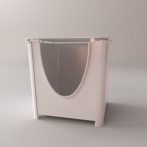cats litter box 3D