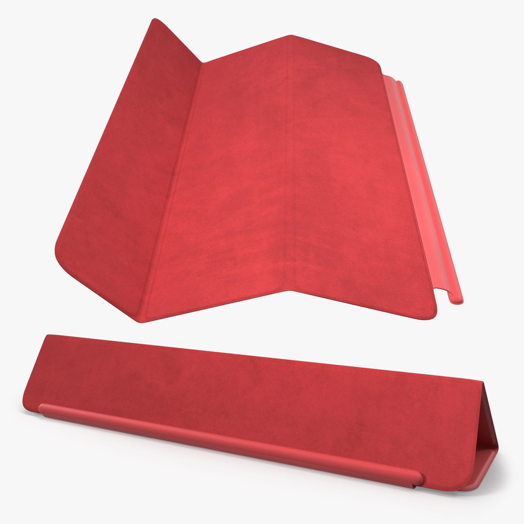 Apple Smart Cover Ipad Air Pink 3D Model 3D model preview