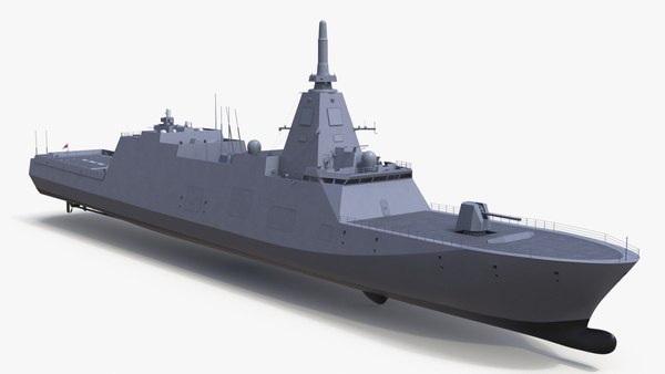 modelo 3d Fragata japonesa clase Mogami FFM-2 - TurboSquid 2315144