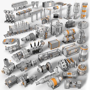 Industrial Units Collection 2 - 40 pieces