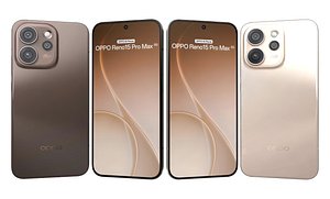 Oppo Reno15 Pro Max 5G All Colors 3D model