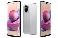 Xiaomi Redmi Note 10S White Low Poly