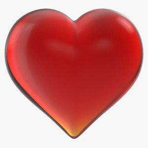 Heart Glass Red v3