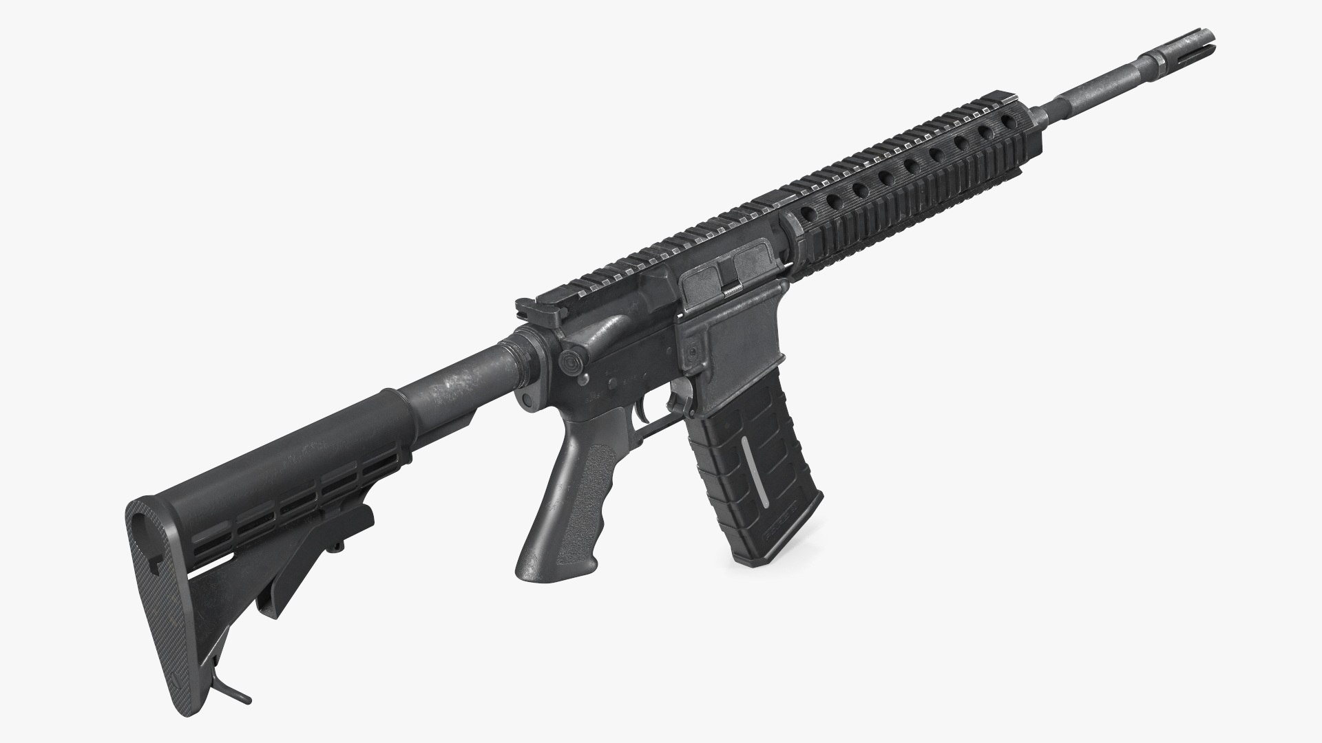 Tactical Rifle 3D model preview