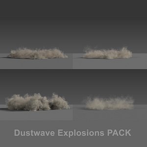 3D dustwave explosions pack