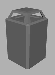 trash city 3d obj