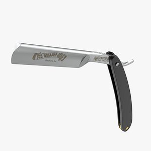 Straight Edge Folding Plastic Shaving Razor