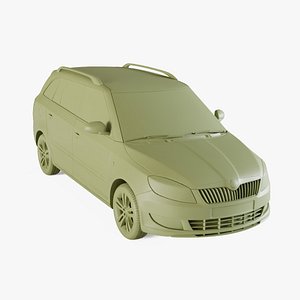 Skoda Fabia Combi 2011 3D model