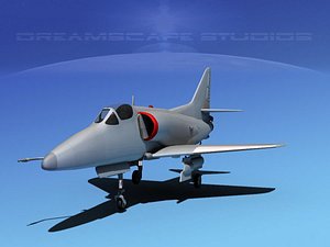 dwg skyhawk douglas a-4 a-4d