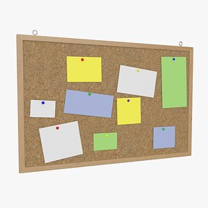 3D model Bulletin Board