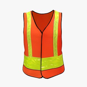 Mens Safety Vest model