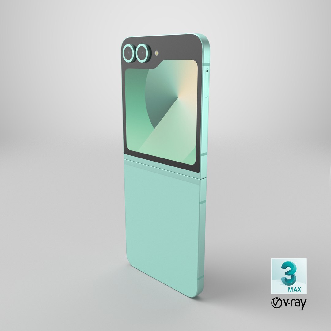 Samsung Galaxy Z Flip 6 Mint 3D model https://p.turbosquid.com/ts-thumb/AM/SyhQwg/6r/stemcell_max_vray_render/png/1736878340/1920x1080/fit_q87/ad5d786e93aff2fbbf6a757e41fa57c68721cd30/stemcell_max_vray_render.jpg