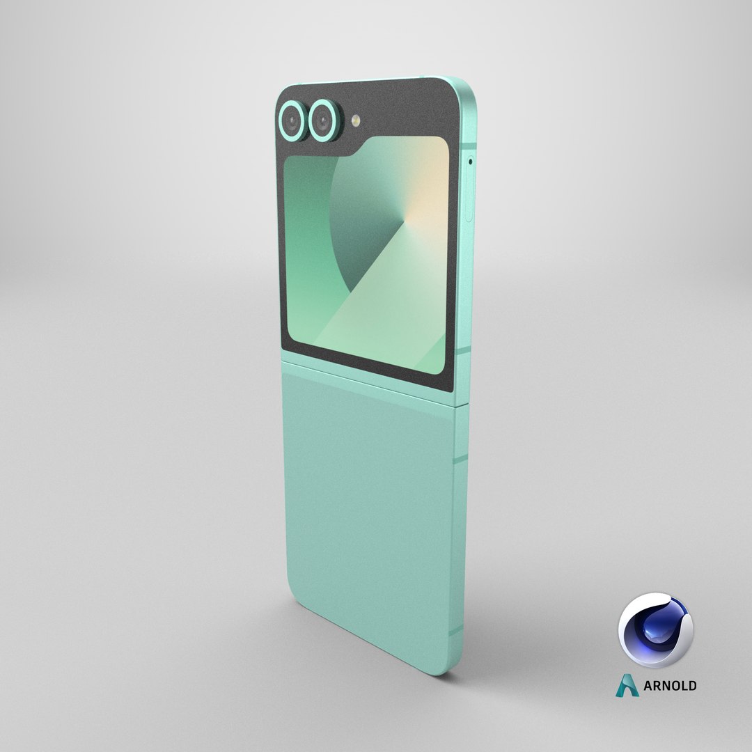 Samsung Galaxy Z Flip 6 Mint 3D model https://p.turbosquid.com/ts-thumb/AM/SyhQwg/UK/stemcell_cinema_4d_arnold_render/png/1736878334/1920x1080/fit_q87/6c96378de4c80f4ead287676cd000edd02ed4863/stemcell_cinema_4d_arnold_render.jpg