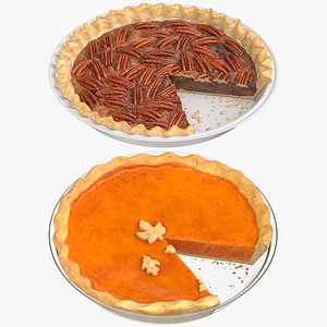 3D sliced pies