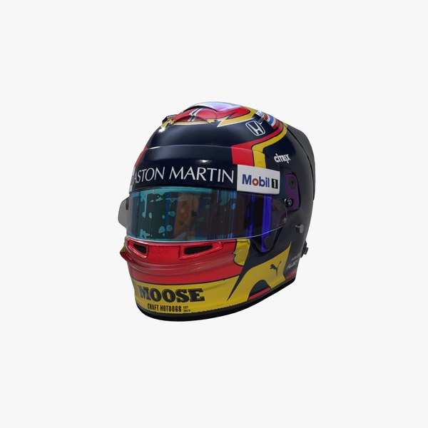 modelo 3d Casco Albon 2020 TurboSquid 1591245