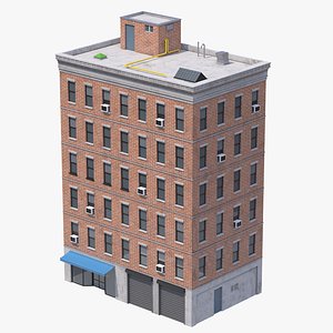 3D Apartment Building 2 model
