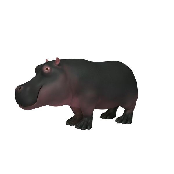 desenho madagascar hipopotamo saindo da agua
