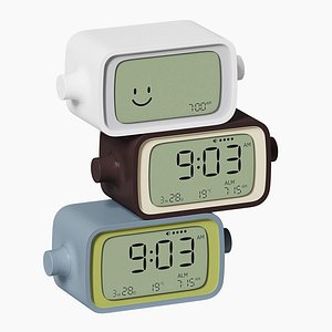 Lexon Dreamtime Alarm Clock 3D model